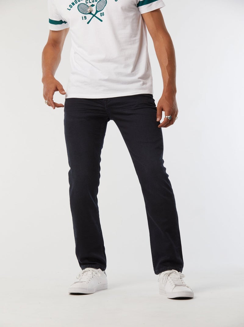 Lee Cooper - Jeans LC122 Dark blue brushed - L34 Bleu - Kiabi