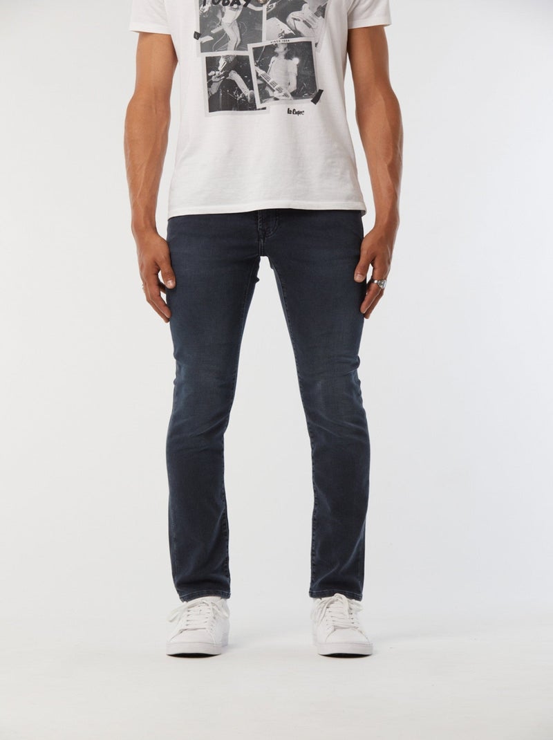 Lee Cooper - Jeans LC128 Blue black - L34 Bleu - Kiabi