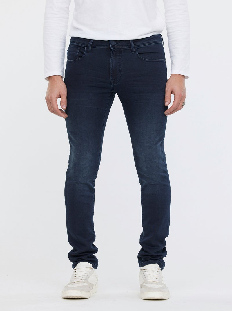 Lee Cooper - Jeans LC128ZP Dark blue brushed Bleu - Kiabi