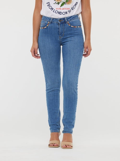 Lee Cooper - Jeans LC135F Medium blue used - Kiabi