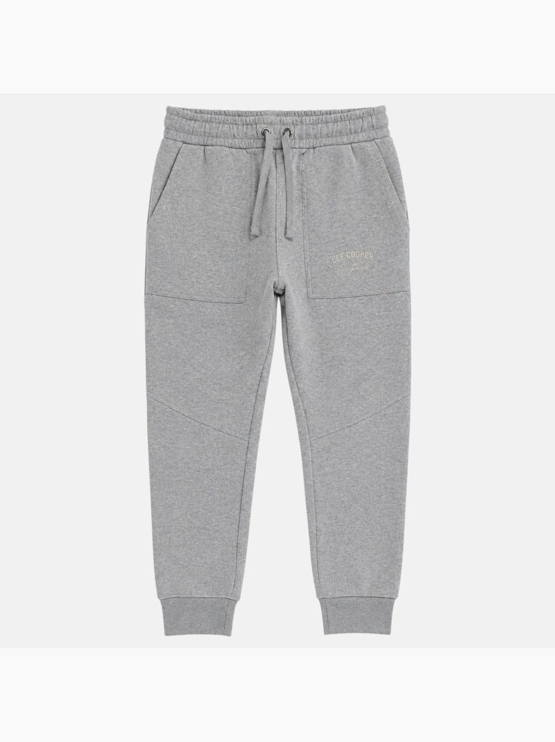 Lee cooper - jogging coupe droite à cordon, bas resserrés Gris - Kiabi