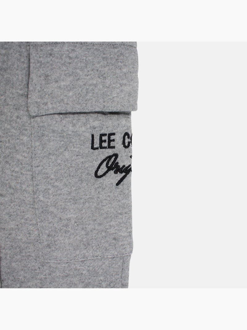 Lee cooper - jogging coupe droite à cordon, poches cargo Gris - Kiabi