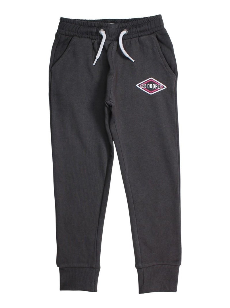 Lee Cooper - Jogging imprimé logo en coton Gris - Kiabi