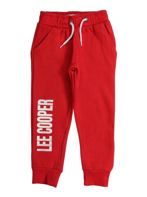 Lee Cooper - Jogging imprimé logo en coton - Kiabi
