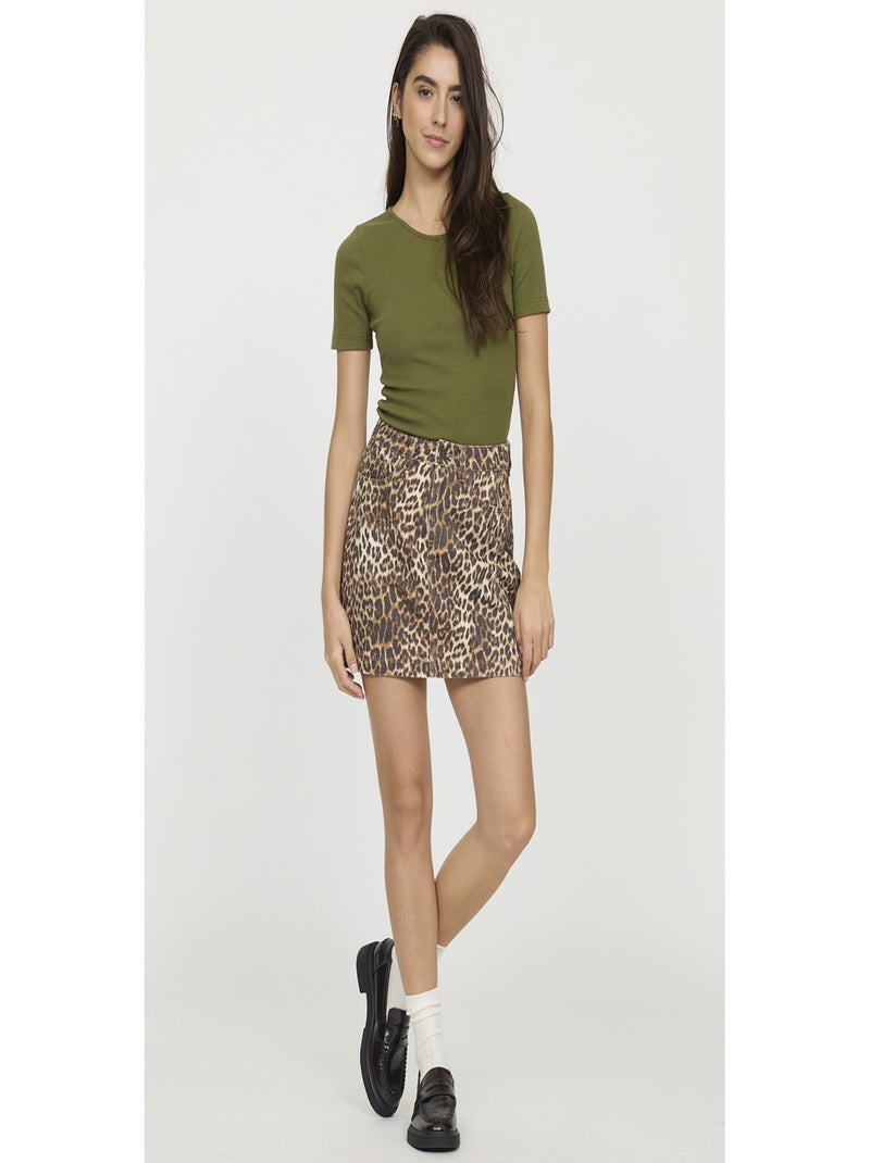 Lee Cooper - Jupe coton  POUKI Miel - Kiabi