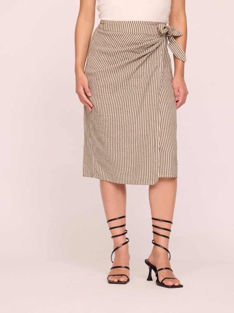 Lee Cooper - Jupe PALOMA Olive Vert olive - Kiabi