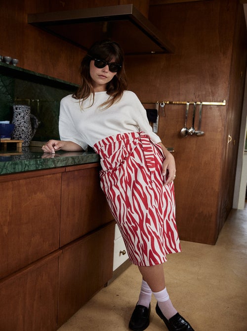 Lee Cooper - Jupe PALOMA Rouge - Kiabi