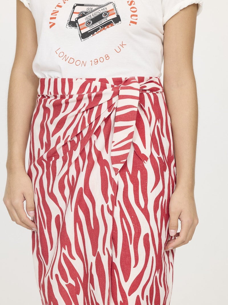 Lee Cooper - Jupe PALOMA Rouge Rouge - Kiabi