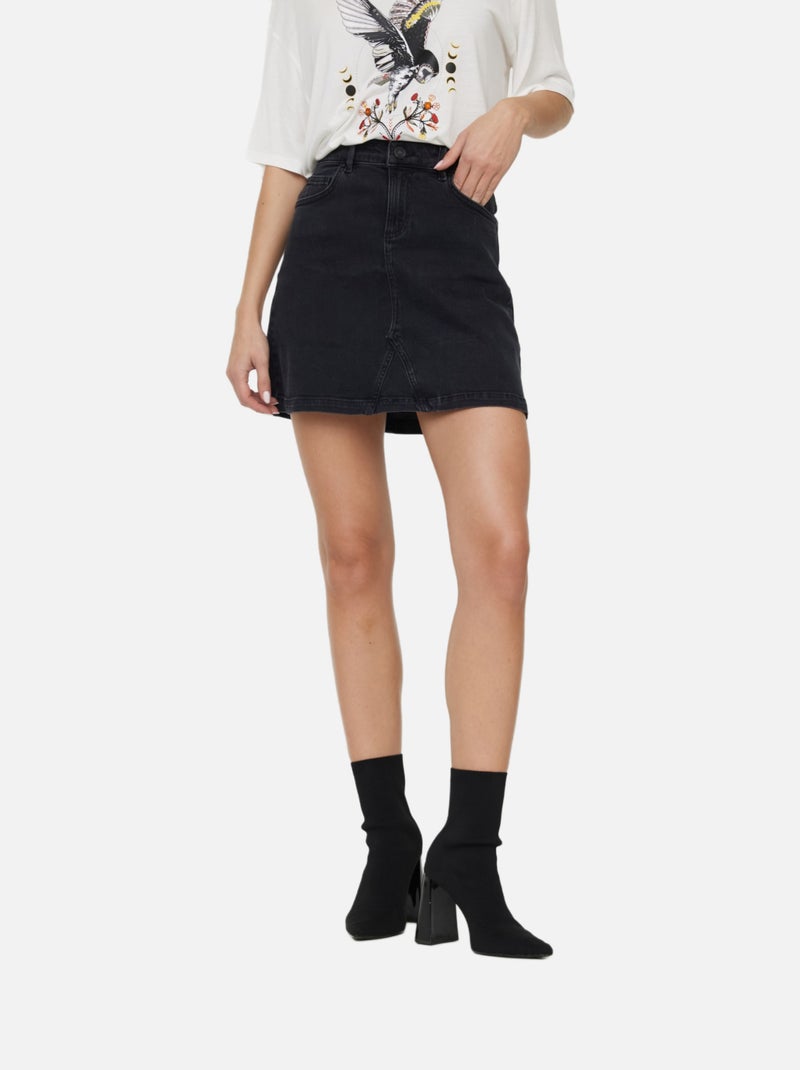 Lee Cooper - Jupe Pimp Black Used Noir/Argent - Kiabi