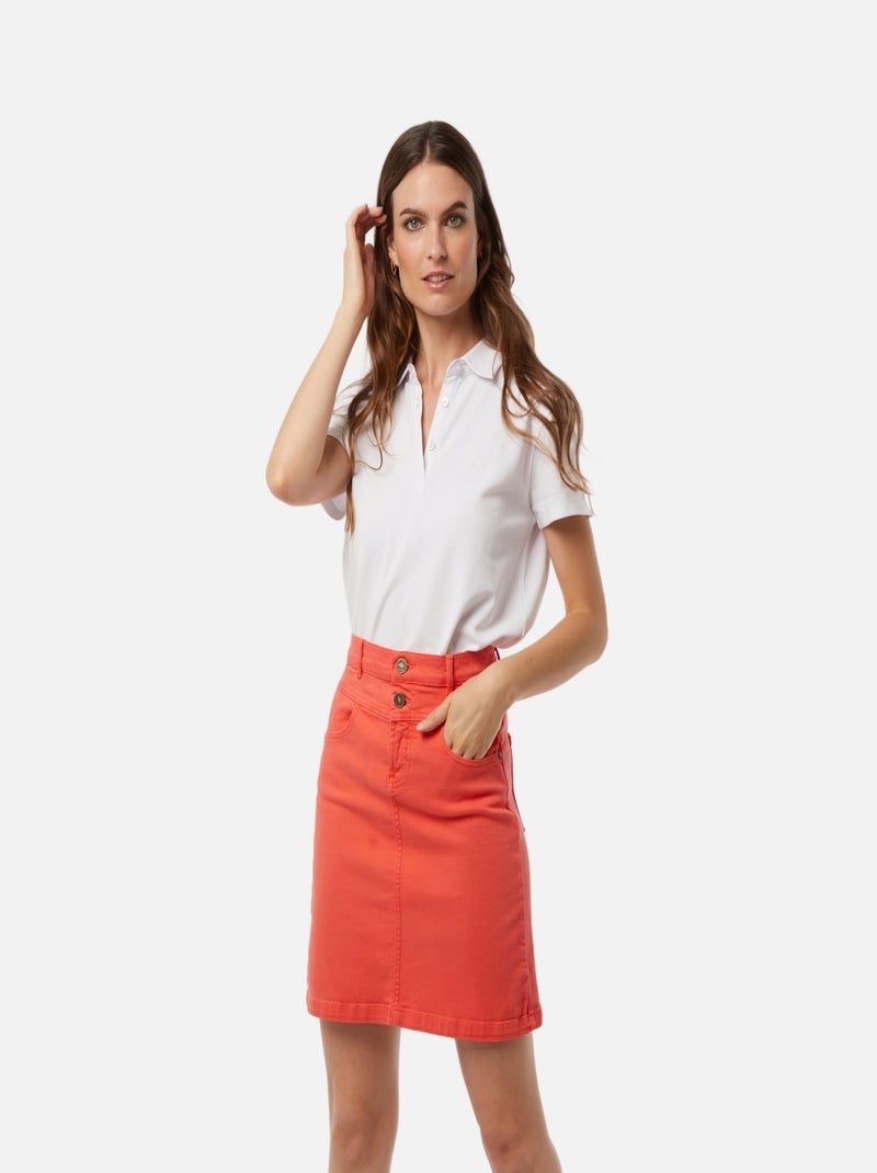 Lee Cooper - Jupe POKA Acide orange Orange - Kiabi