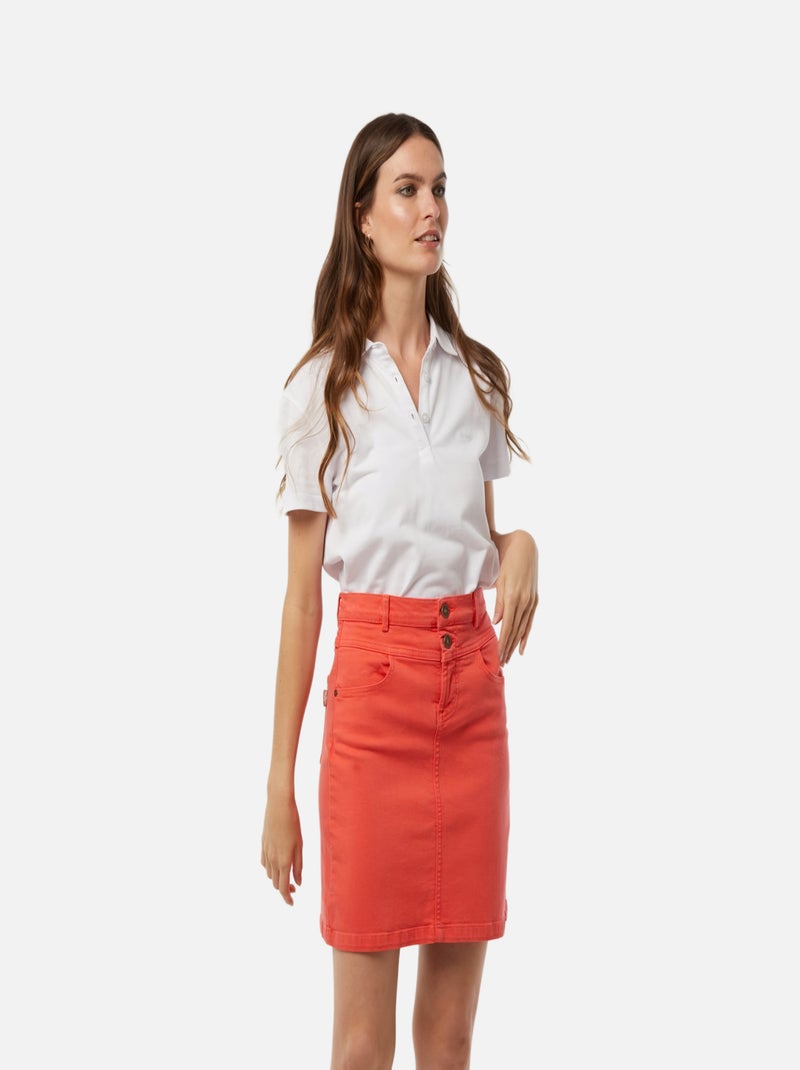 Lee Cooper - Jupe POKA Acide orange Orange - Kiabi