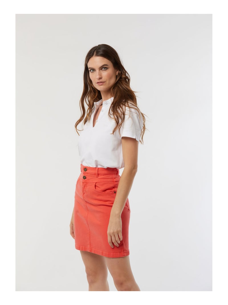 Lee Cooper - Jupe POKA Acide orange Orange - Kiabi