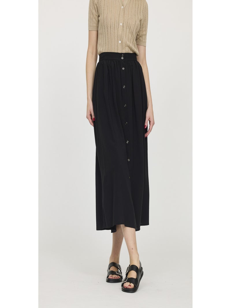 Lee Cooper - Jupe rayon trapèze PIKY Noir - Kiabi