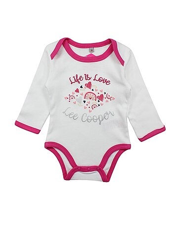 2 X Body Bébé Fille PSG - Collection Officielle PARIS SAINT GERMAIN