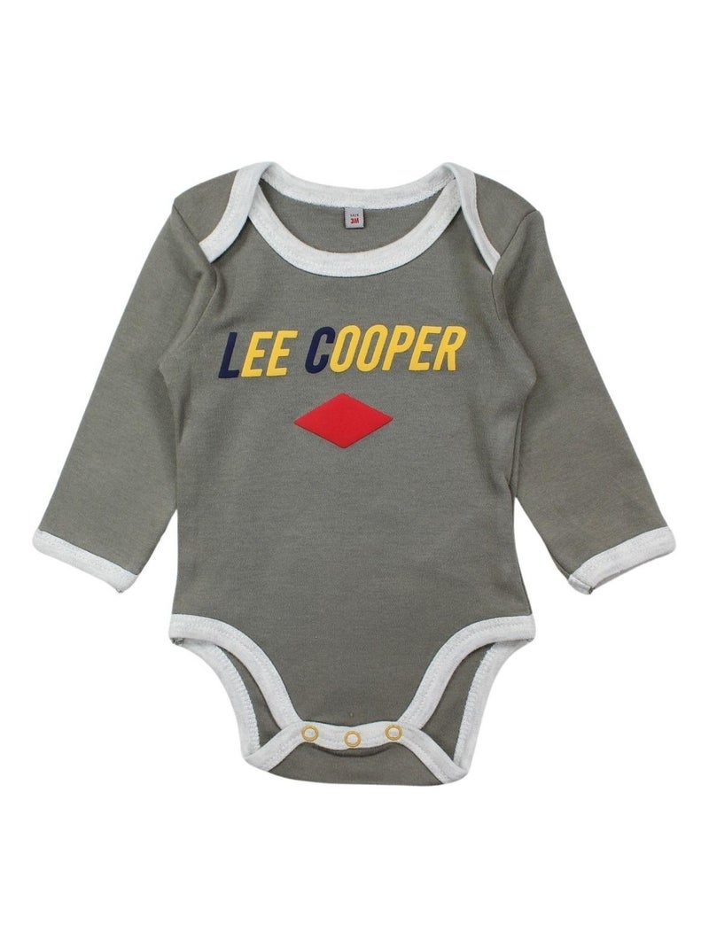 Ensemble Bodys Bébé Garçon Lee Cooper Blanc - Neuf Avec étiquettes, 1 à 12 Mois