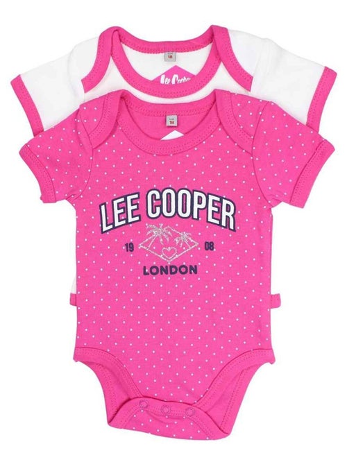 Lee Cooper - Lot de 2 bodys  en coton - Kiabi