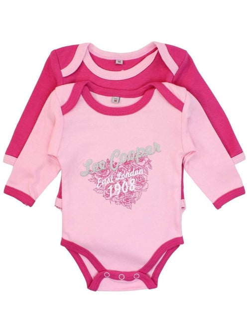 Lee Cooper - Lot de 2 bodys  en coton - Kiabi