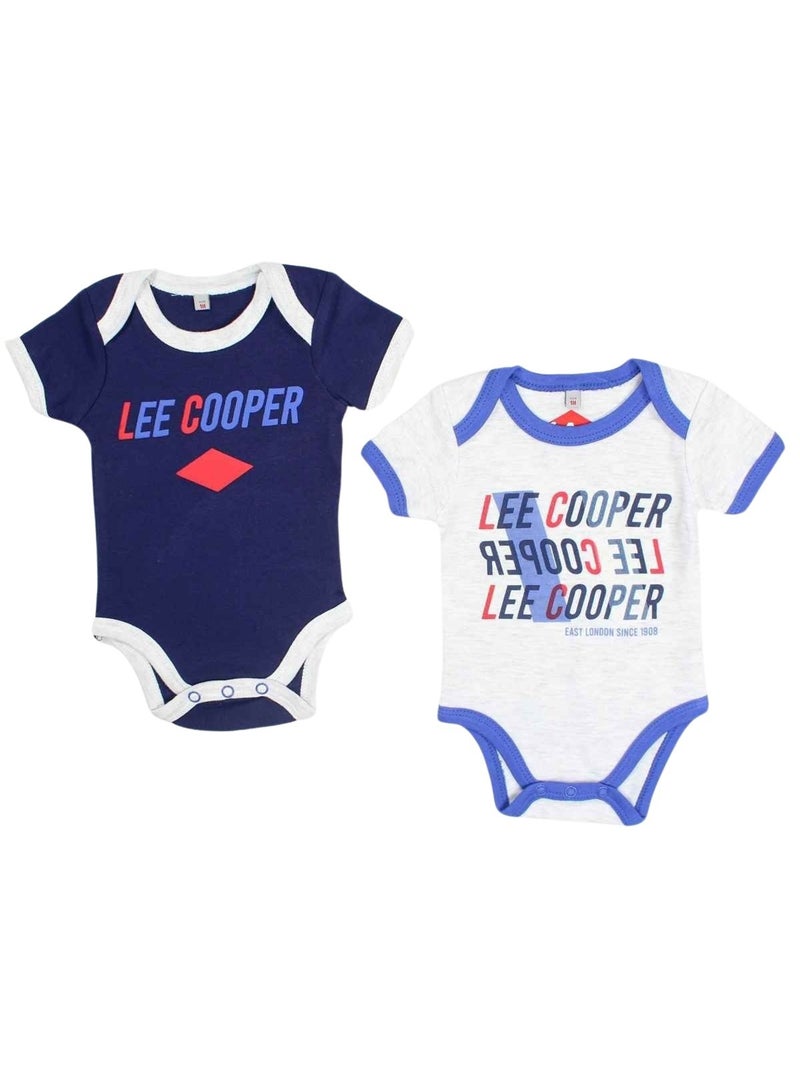 Lee Cooper - Lot de 2 bodys Lee Cooper Bleu marine - Kiabi