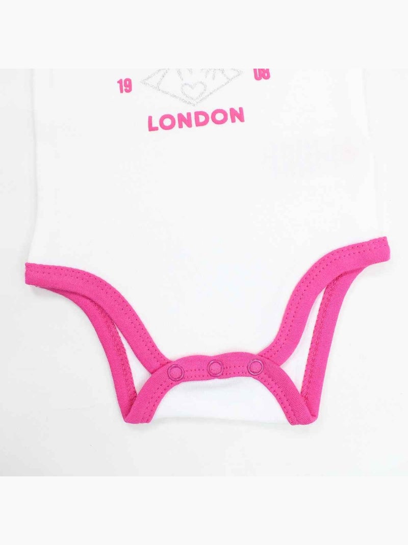 Lee Cooper - Lot de 2 bodys Lee Cooper Rose - Kiabi