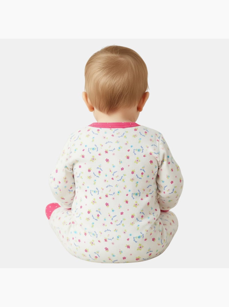 Lee Cooper - Lot de 3 pi?ces comprenant body, grenouill?re et bavoir avec motifs Rose - Kiabi