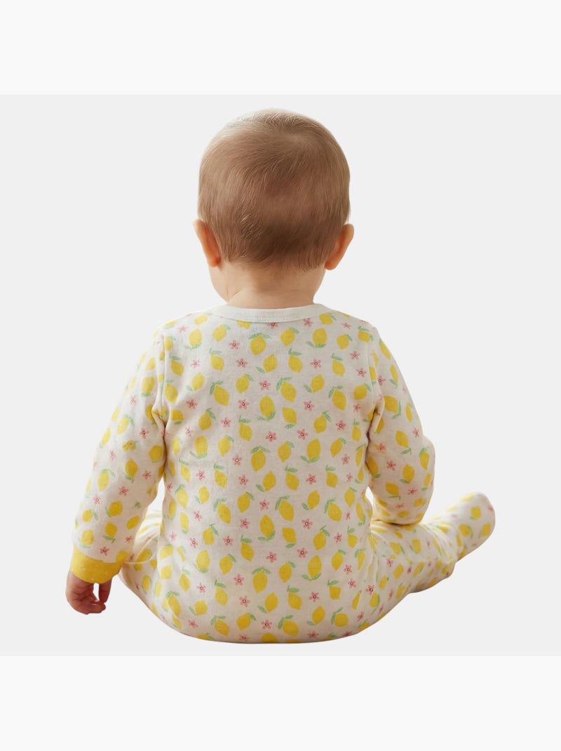 Lee Cooper - Lot de 3 pièces comprenant body, grenouillère et bavoir avec motifs Jaune - Kiabi