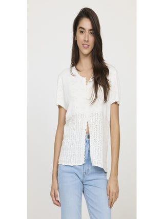 Lee Cooper - Maille manches courtes coton comfort AMINIA