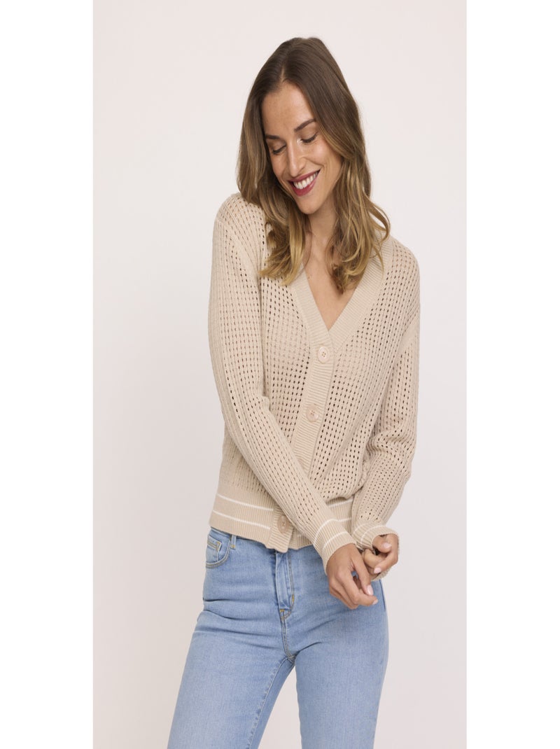 Lee Cooper - Maille manches longues coton comfort CYA Vert - Kiabi