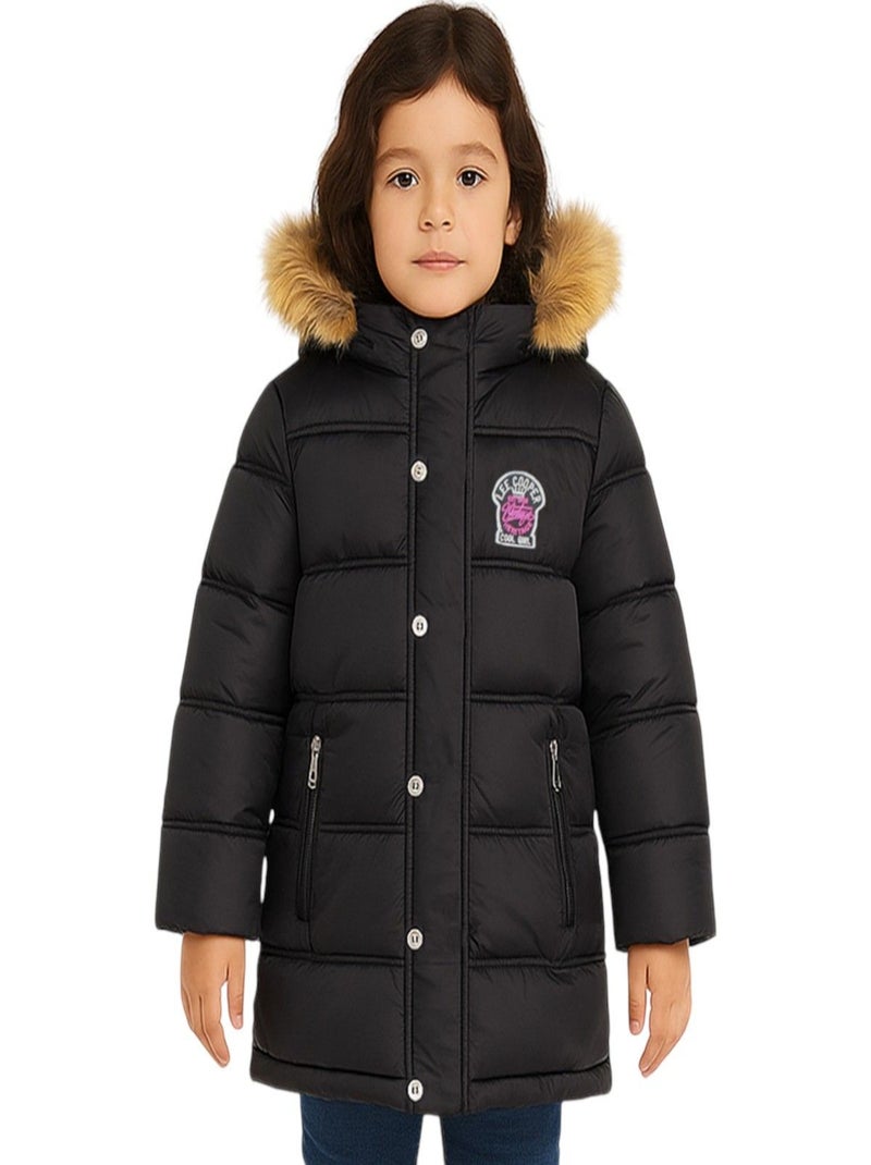 Lee Cooper Manteau fille Lee Cooper Noir Fille Kiabi