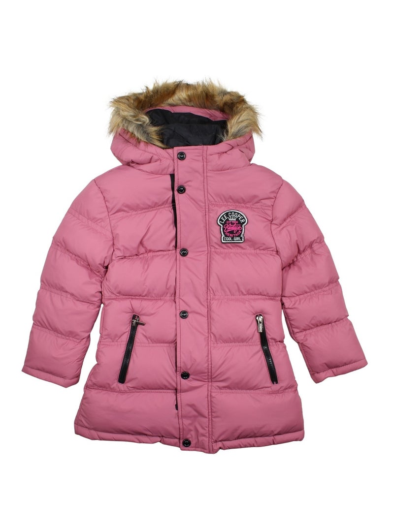 Lee Cooper - Manteau fille Rose - Kiabi