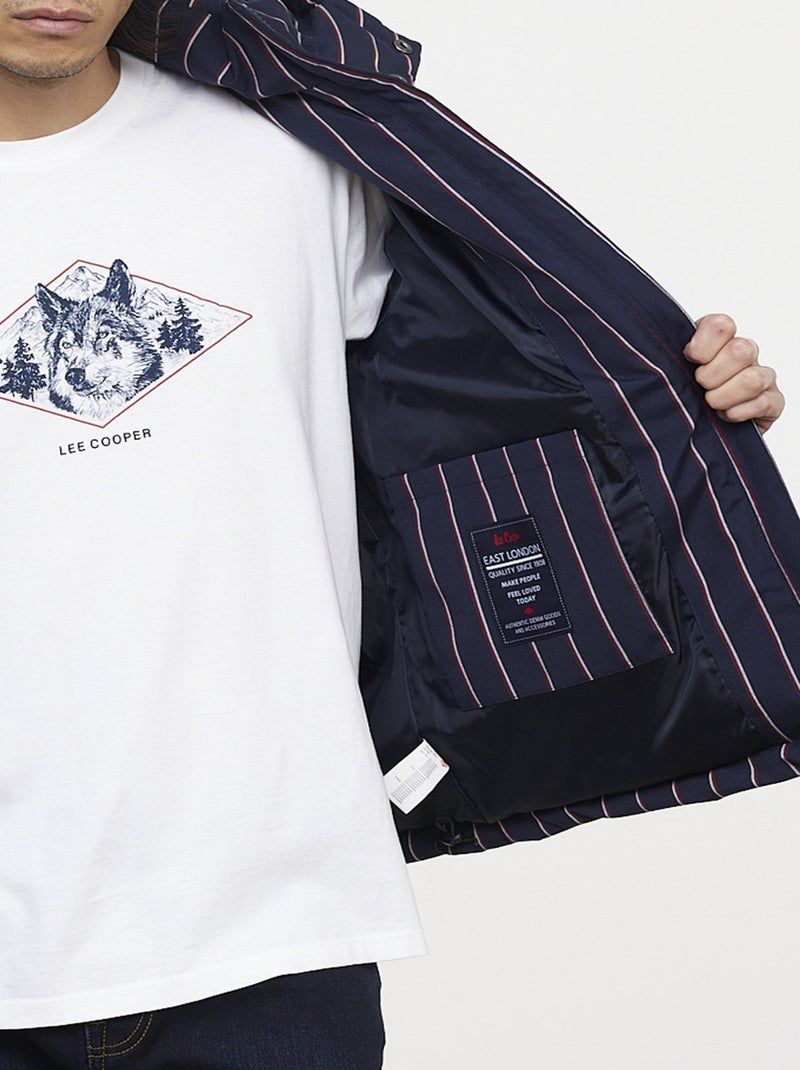 Lee Cooper - Manteau FISIO Navy Bleu - Kiabi