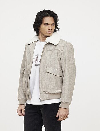Lee Cooper - Manteau FREID Argile Beige