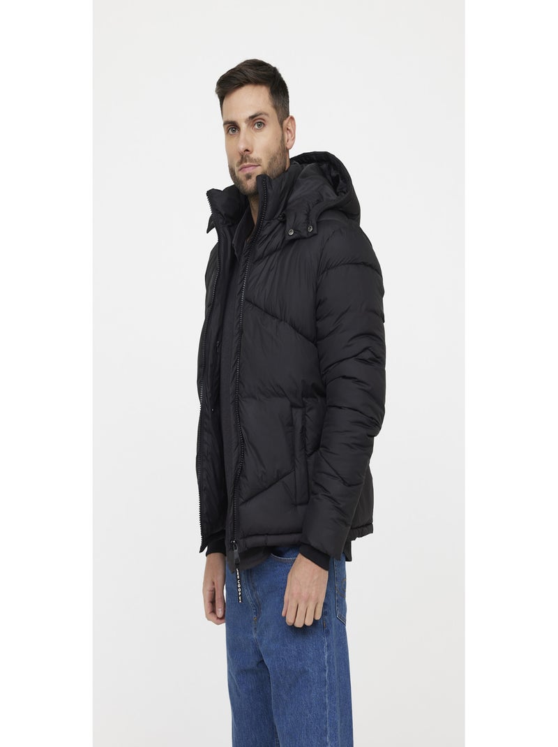 Lee Cooper - Manteau manches longues polyester comfort FISIO Noir - Kiabi