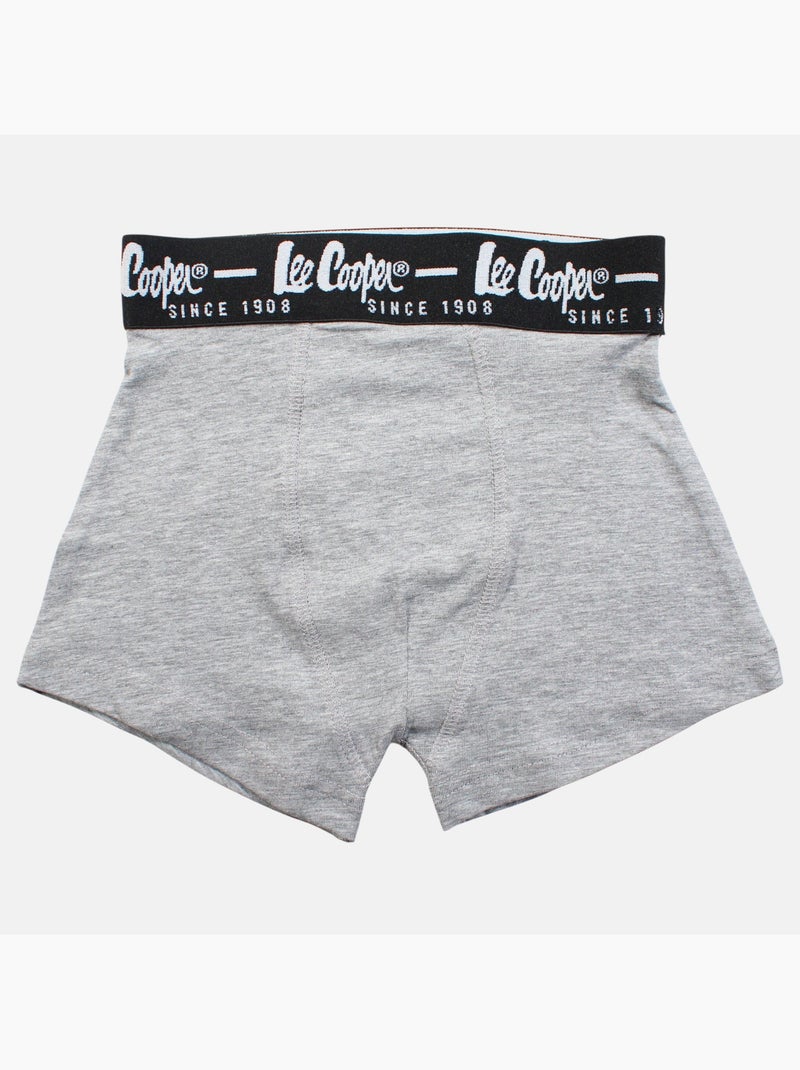 Lee Cooper - Pack de 3 boxers homme avec taille élastiquée Kaki - Kiabi
