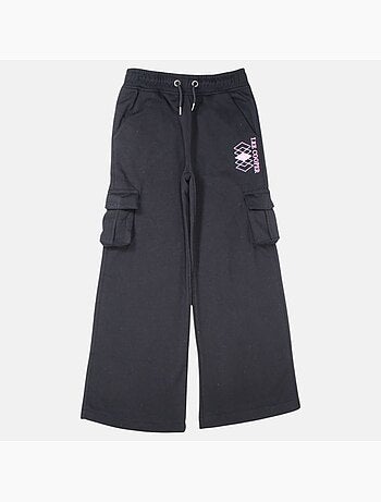 Lee cooper - pantalon cargo coupe large, taille élastique à cordon