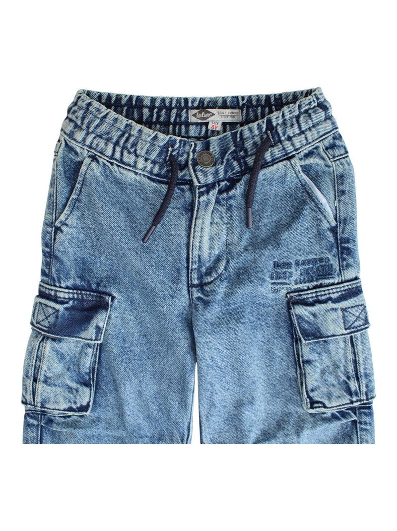 Lee Cooper - Pantalon cargo fille Lee Cooper Bleu - Kiabi