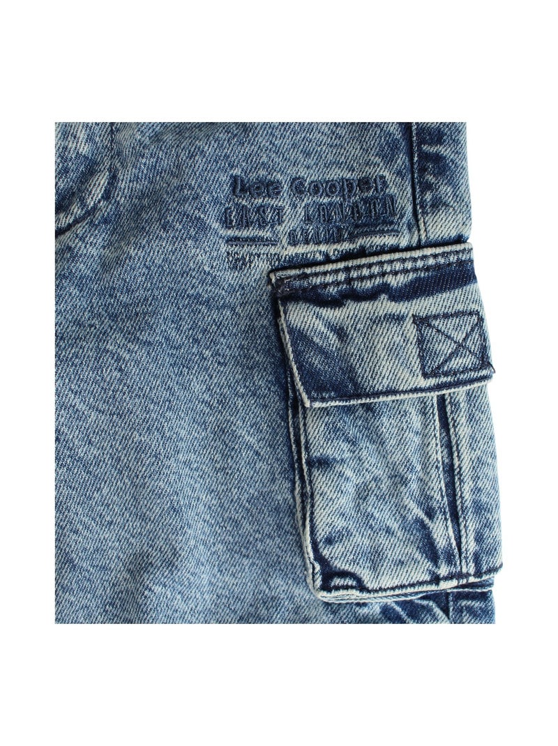Lee Cooper - Pantalon cargo fille Lee Cooper Bleu - Kiabi