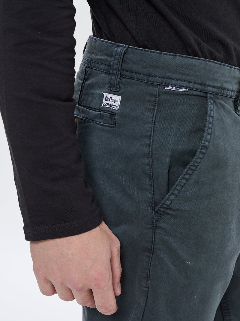 Lee Cooper - Pantalon Chino Straight Galant Bleu marine - Kiabi