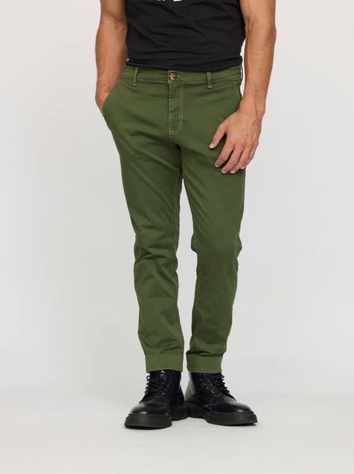 Lee Cooper - Pantalon Chino Straight Gery - Kiabi