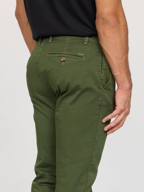 Lee Cooper - Pantalon Chino Straight Gery - Kiabi