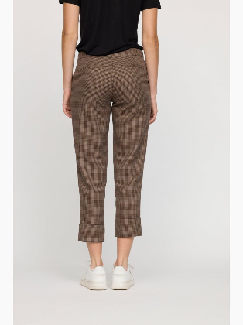 Lee Cooper - Pantalon Cigarette Javi Marron chocolat - Kiabi