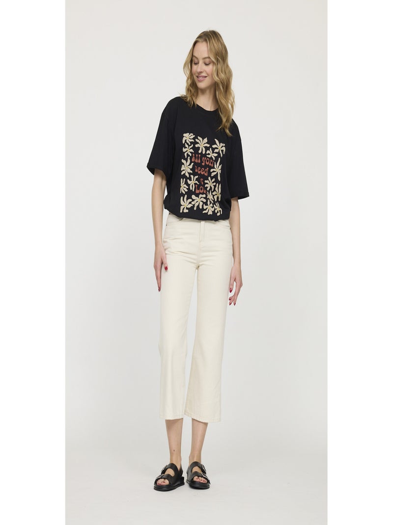 Lee Cooper - Pantalon coton bootcut JEMMA Beige - Kiabi