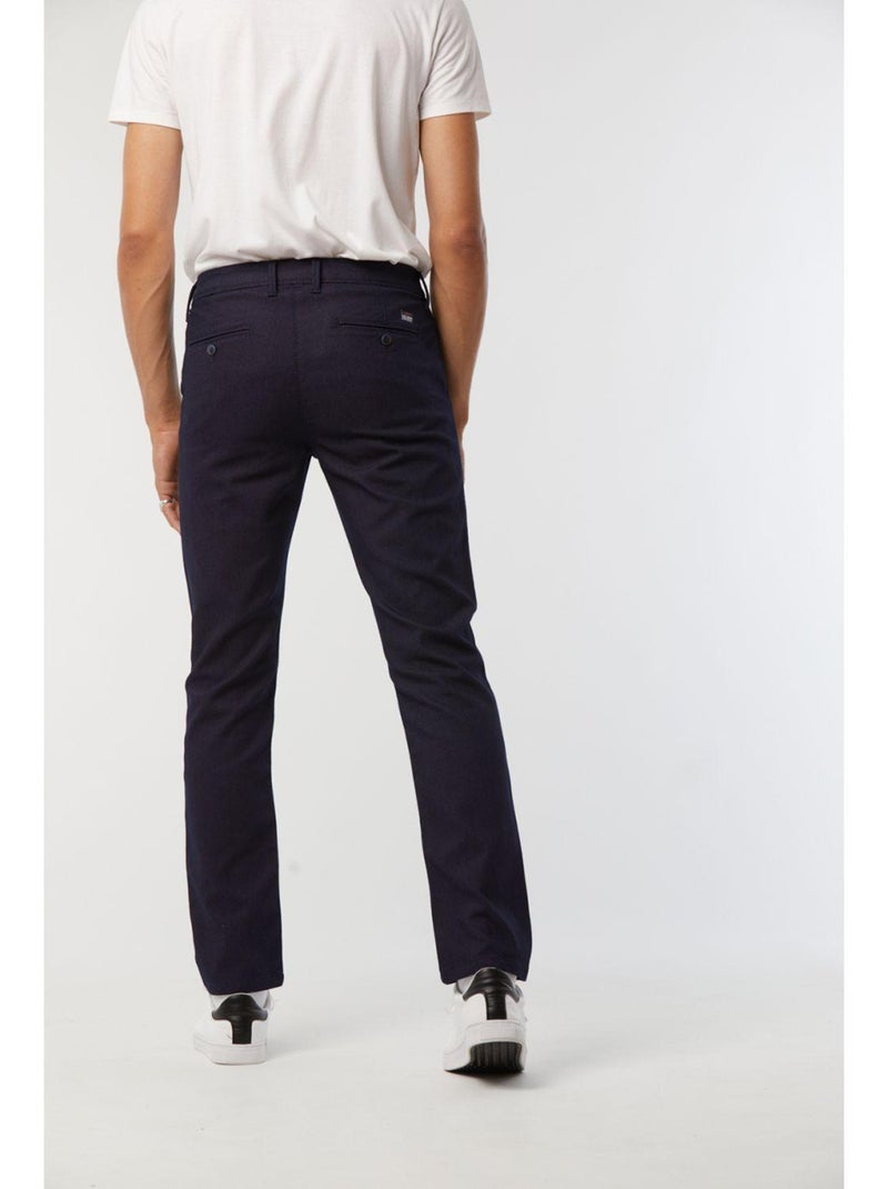 Lee Cooper - Pantalon coton chino GALANT Bleu foncé - Kiabi