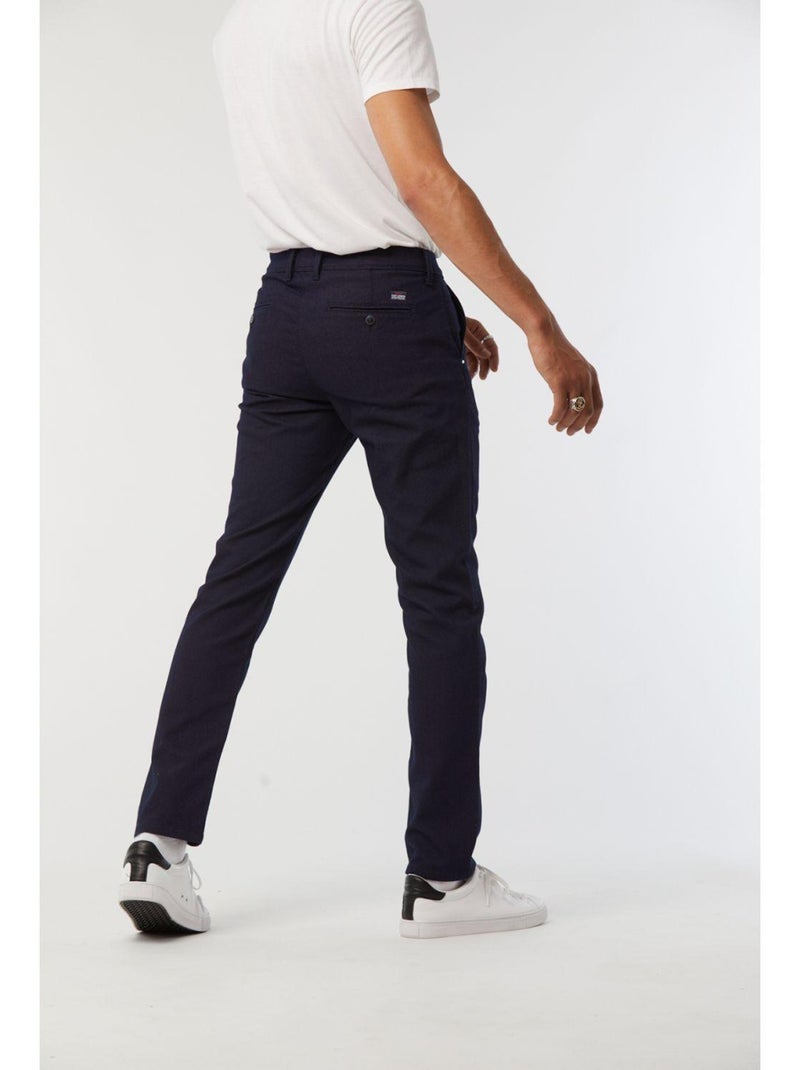 Lee Cooper - Pantalon coton chino GALANT Bleu foncé - Kiabi
