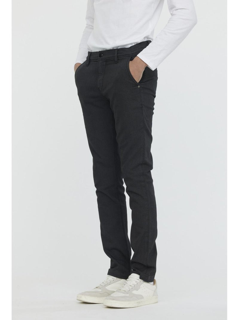Lee Cooper - Pantalon coton chino straight GALANT gris anthracite - Kiabi