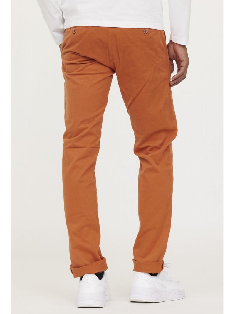 Lee Cooper - Pantalon coton chino straight GALANT Orange - Kiabi