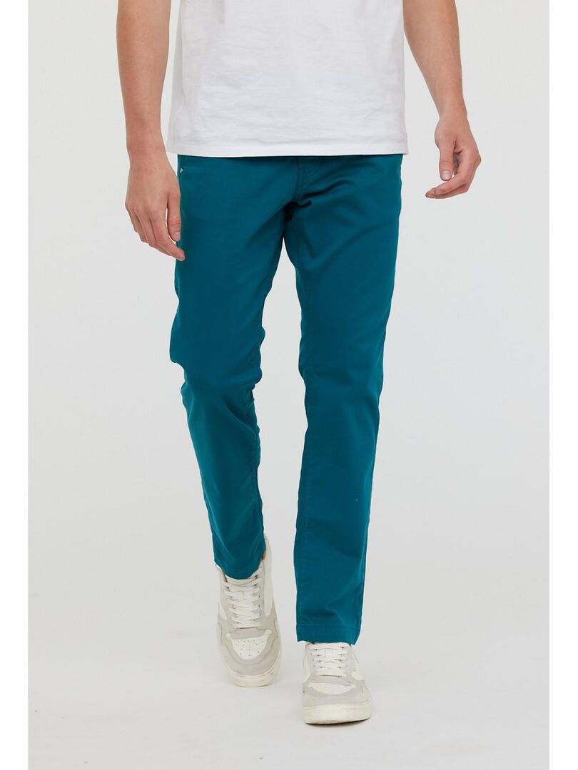 Lee Cooper Pantalon coton chino straight GALANT Vert meraude