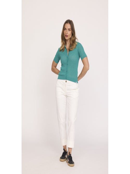 Lee Cooper - Pantalon coton cigarette JAVI - Kiabi