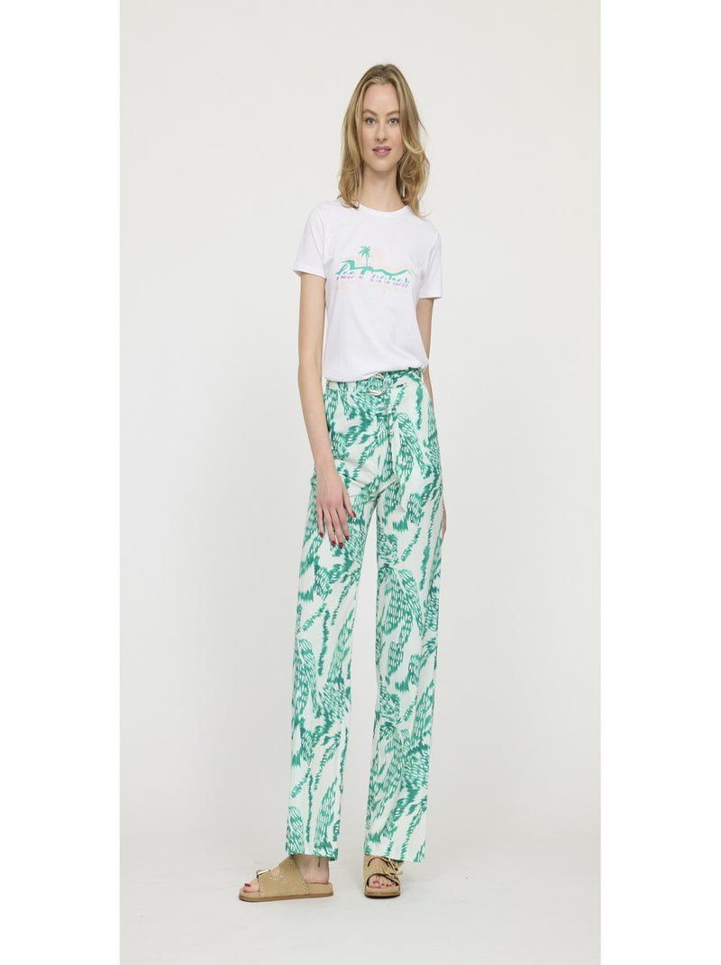 Lee Cooper - Pantalon coton droit GAYA Vert foncé - Kiabi