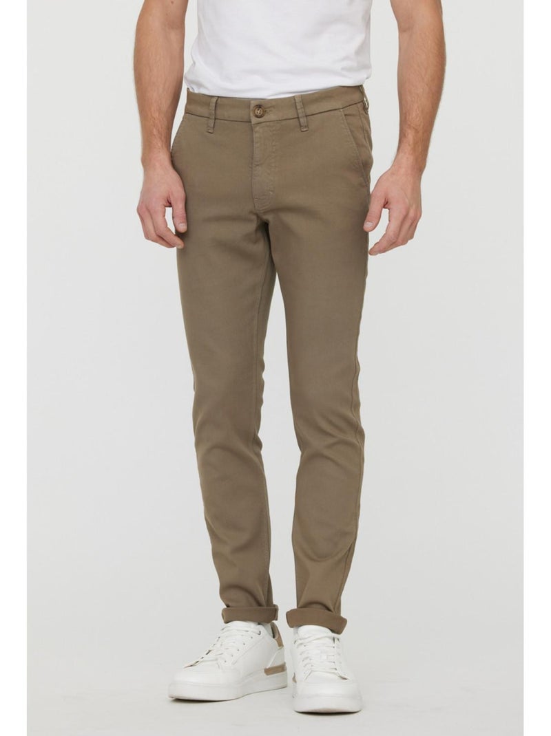 Lee Cooper - Pantalon coton  NEILS Taupe - Kiabi