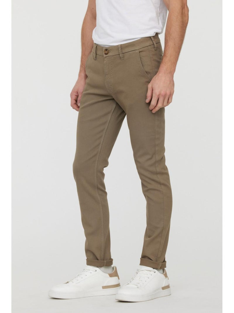 Lee Cooper - Pantalon coton  NEILS Taupe - Kiabi